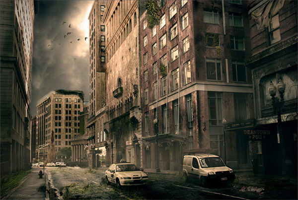 Post Apocalyptic Chicago in Stunning Post Apocalypse Artworks