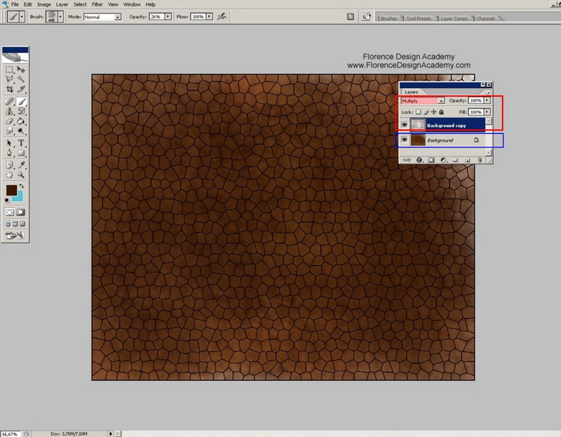 Leather material in 3D Studio Max