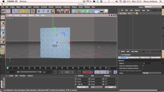 Cinema 4d Basic Tutorial