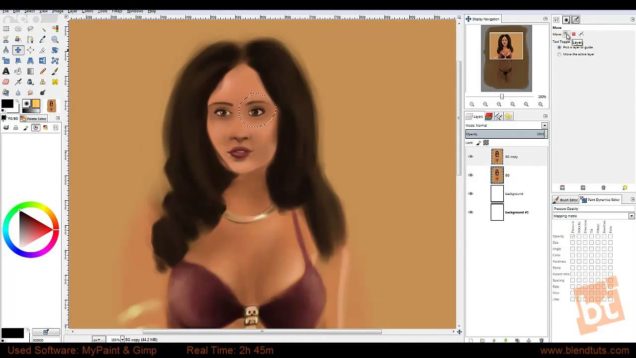 Speedpainting “First girl of the night”