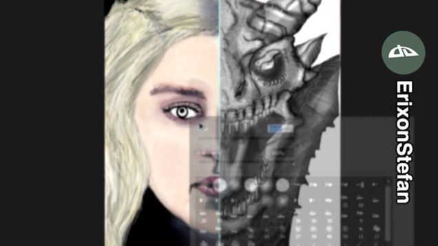 Time-lapse Painting “Mother of Dragons”