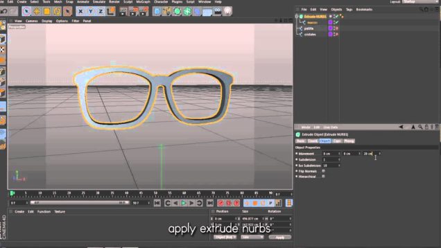 Tutorial “Creating Geek Glasses in Cinema 4D”