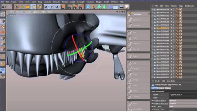 Tutorial “How to make a Dragon in Cinema 4d”