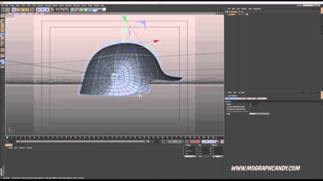 Tutorial “Model a Baseball Helmet in Cinema 4D”