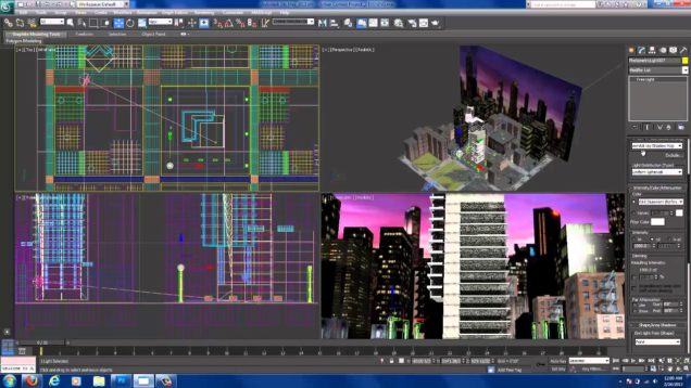 Urban Context–Evening Rendering Tutorial