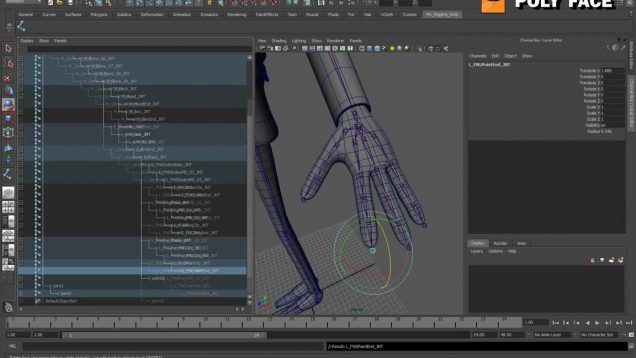 3D Character Rigging – Setting Up The Skeleton (Part 4-4)