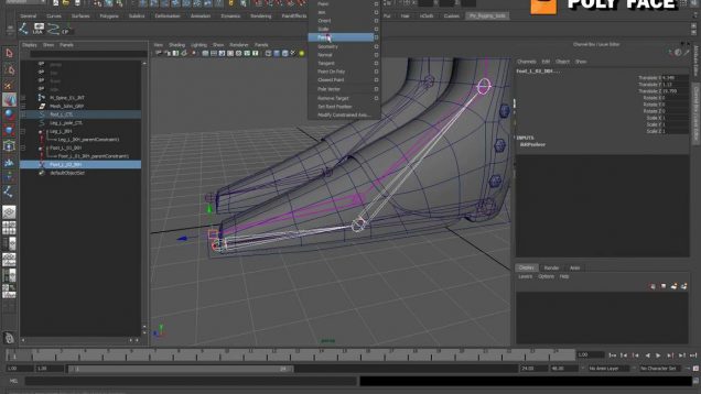 3D Character Rigging – The Leg: IK Handles (Part 2-6)