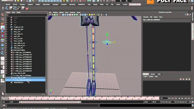 3D Character Rigging – The Leg: Robberhuse(Part 4-6)