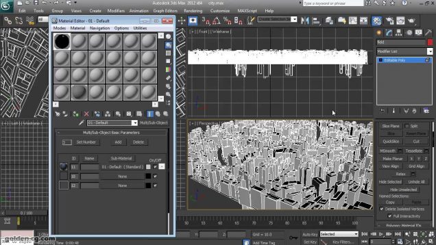 Creating a Low poly City