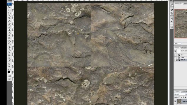 Creating seamless texture