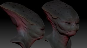 Creature Painting in Zbrush