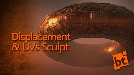 Displacement & Uvs Sculpting – Create an Alien Spaceship