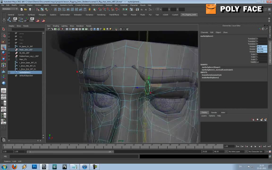 Facial Rigging - 3DM3.com