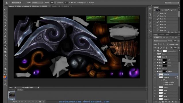 Fantasy Weapon Texturing