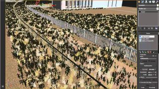 Forest Pack Tutorial: Modern Barn, Part 3 – Creating the fence, overgrowth and bushes