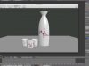 Making a sake set in Blender 3d (Part1)