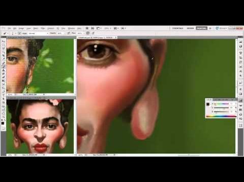 Making of “Frida Khalo Caricature”