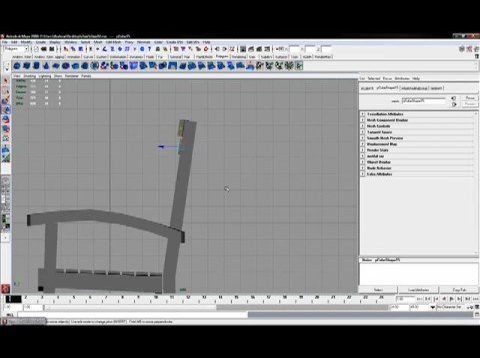 Maya Modeling Basics: Chair Part 5