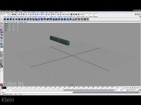 Maya Modeling Basics: Chair Part 1