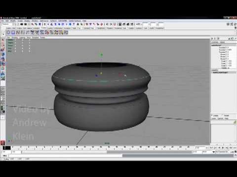 Maya Modeling Basics: NURBS Bishop, part 1