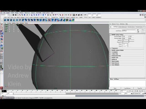 Maya Modeling Basics: NURBS Bishop, pt. 5