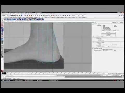 Modeling a Foot in Maya (Part 2)