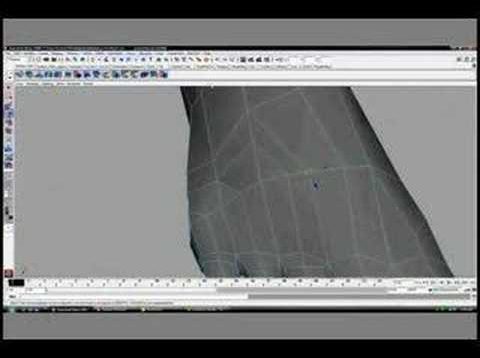 Modeling a Foot in Maya (Part 7)