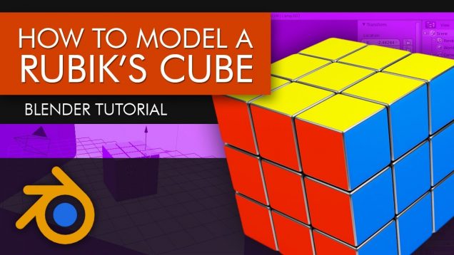 Modeling Rubik’s Cubes in Blender