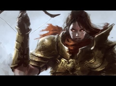 Speedpainting “Diablo 3 Demon Hunter”