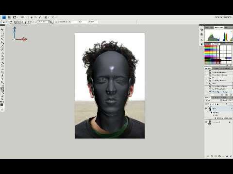 Texturing a Head Using Photoshop CS4’s 3d tools (Part 1)