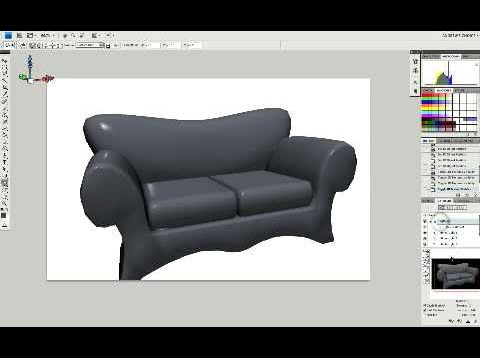 Using Photoshop CS4’s 3d tools to overpaint seams