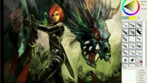 Video time-lapse – lezard