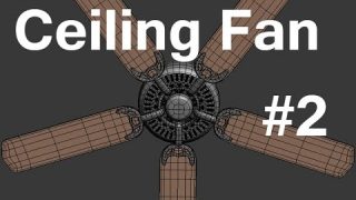 3D Modeling Tutorial #85 – Modeling Ceiling Fan #2 – Part 1
