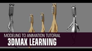 Easy Tutorial of Modeling To Animate Cartoon Character in 3d Max