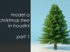 Model a Christmas tree in Houdini – part 1