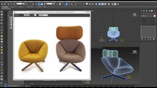 3dsmax model: tortuga chair – quickly