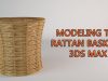 Modeling a Rattan Basket in 3ds Max