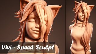 Speed Sculpt #04 – Vivi – Day 3 Sculpt January 2017