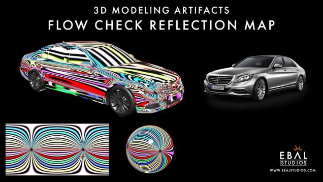 3D Modeling Artifacts / Flow Check Reflection Map Tutorial