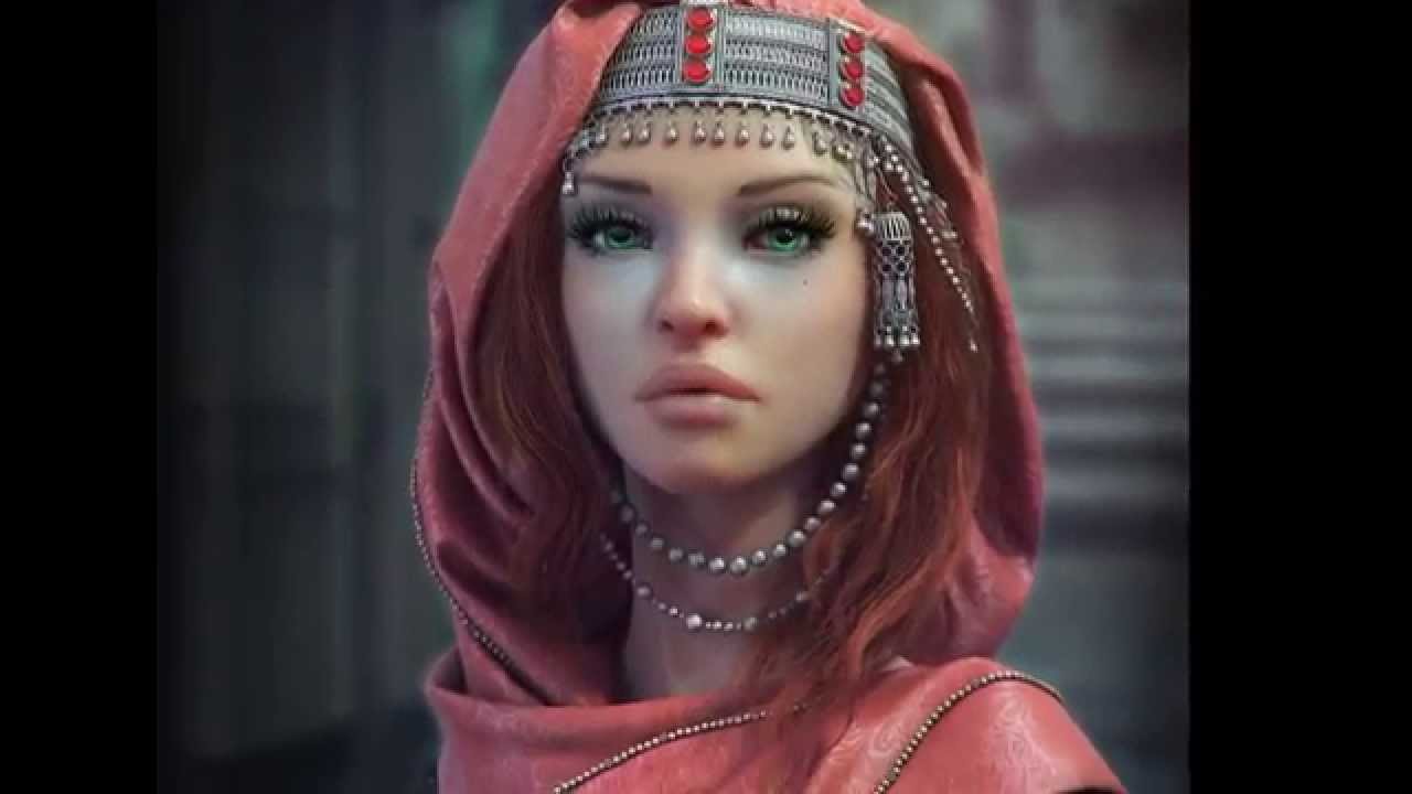 Making of “Green-eyed foreign woman”