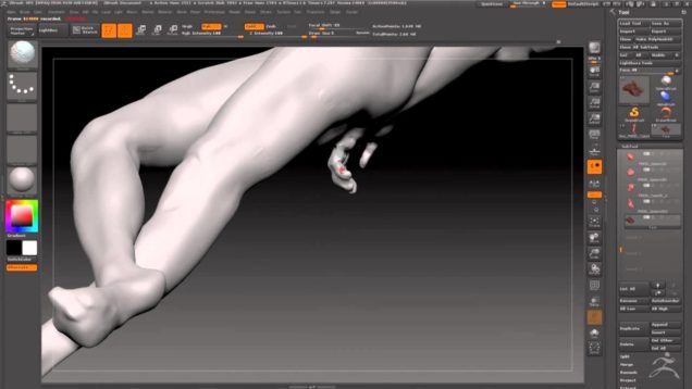 Gesture Sculpting Tutorial(Part 4)