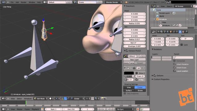 Tutorial “Intro to Rigging in Blender”