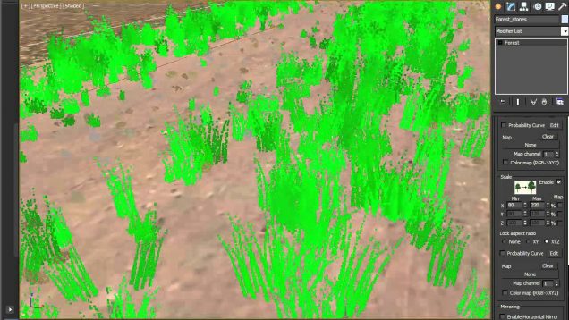 Forest Pack Tutorial: Modern Barn, Part 2 – Creating the track