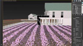 Forest Pack Tutorial: Modern Barn, Part 4 – Striped lawn and ivy