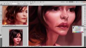Making of “Audrey Tautou’s Caricature”