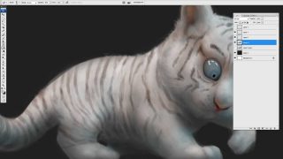 Making of White Tiger Cub