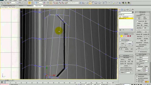 Modeling HTC Desire S in 3DsMax (Part 7/9)