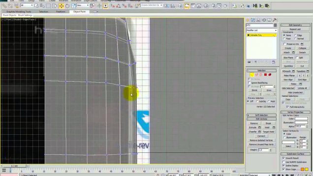 Modeling HTC Desire S in 3DsMax (Part 1/9)