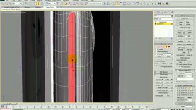 Modeling HTC Desire S in 3DsMax (Part 8/9)