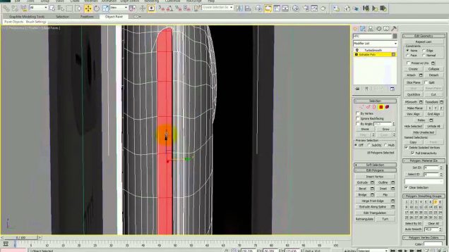 Modeling HTC Desire S in 3DsMax (Part 8/9)